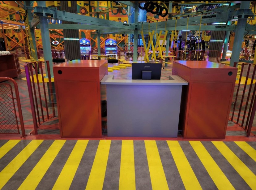 PLAY CENTER Oyun Alanı Yarım Boy Turnike Geçiş Kontrol Projesi